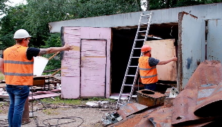 Демонтаж гаражей в Гусь-Хрустальном, цена от 1755 руб. – услуги под ключ от 2Землекопа-Гсь