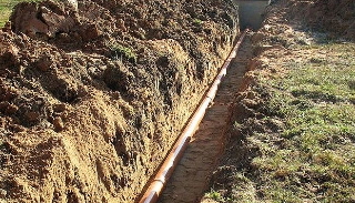 Копка траншей для водопровода в Гусь-Хрустальном: цена за метр от 929 руб.